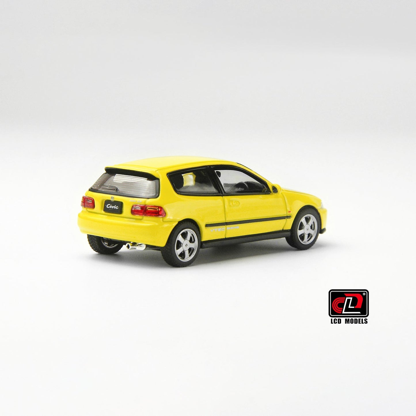 LCD Models - Honda CIVIC SiR II(EG6) Yellow - Scale 1/64 LCD64034-YE