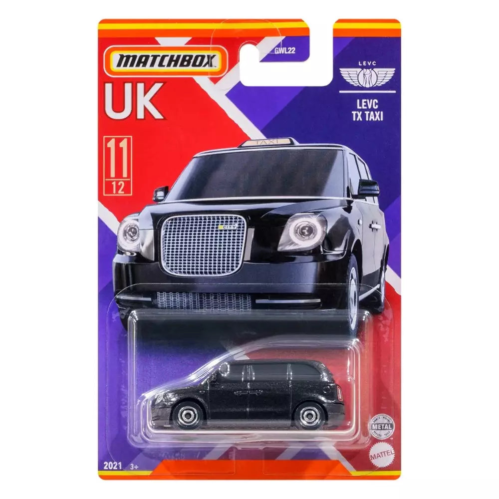 Matchbox - LEVC TX Taxi UK - Matchbox - Scala 1/64 Circa