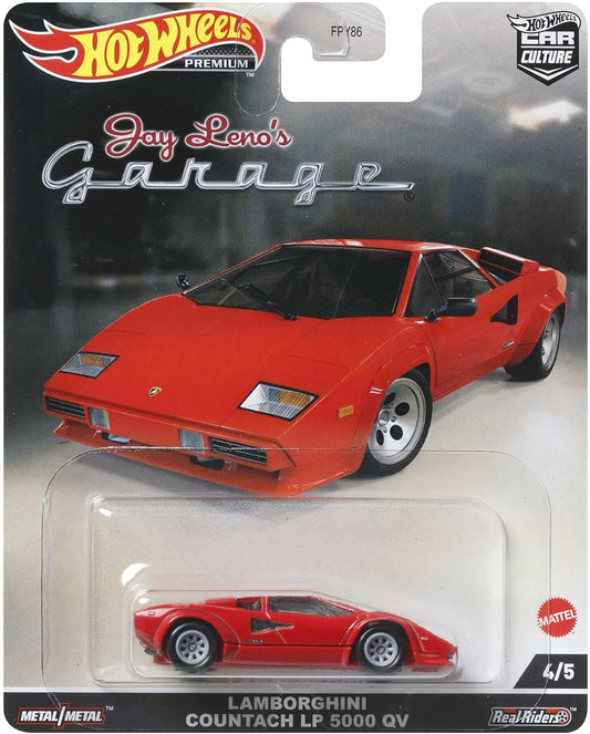 Hot Wheels Premium - Lamborghini Countach LP 5000 QV Red - Series Car Culture - Scale 1/64