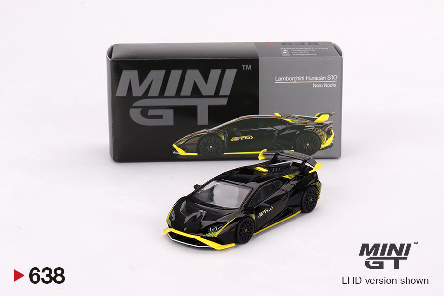 Mini GT - Lamborghini Huracán STO Nero Noctis LDH - Scala 1/64 MGT00638