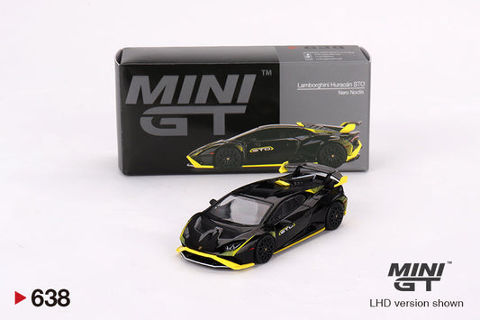 Mini GT - Lamborghini Huracán STO Nero Noctis LDH - Scala 1/64 MGT00638