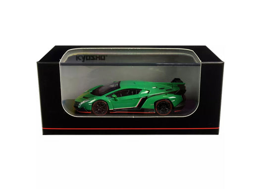 Kyosho - Lamborghini Veneno Green / Red Line (KS07040A2) - Scala 1/64