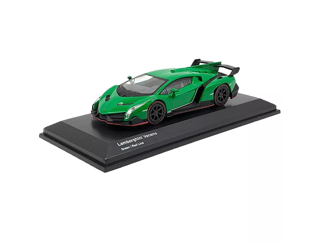 Kyosho - Lamborghini Veneno Green / Red Line (KS07040A2) - Scala 1/64