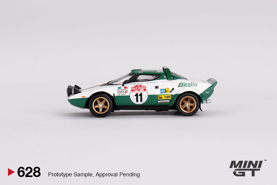 Mini GT - Lancia Stratos HF 1975 Rally Sanremo Winner #11 - Scala 1/64 MGT00628