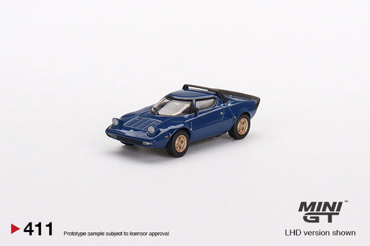 Mini GT - Lancia Stratos HF Stradale Bleu Vincennes LDH - Scala 1/64 MGT00411