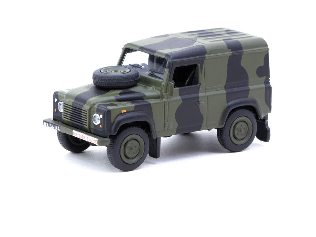 Tarmac Works Schuco - Land Rover Defender Royal Military Police - Scale 1/64 T64S-012-CAM