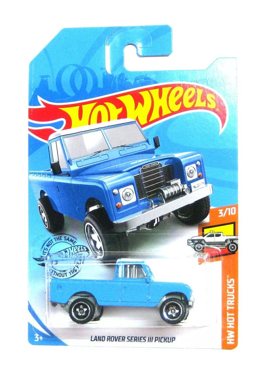 Hot Wheels - Land Rover Serie III Pickup Light Blue - Scala 1/64 Circa