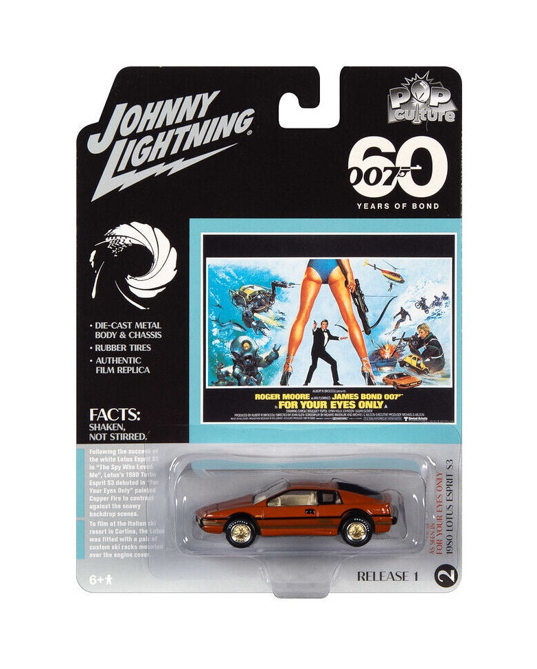 Johnny Lightning - Lotus Esprit For Your Eyes Only - James Bond - Scale 1/64