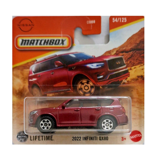 Matchbox - 2022 Infiniti QX80 Red #54 - Scale Approximately 1/64