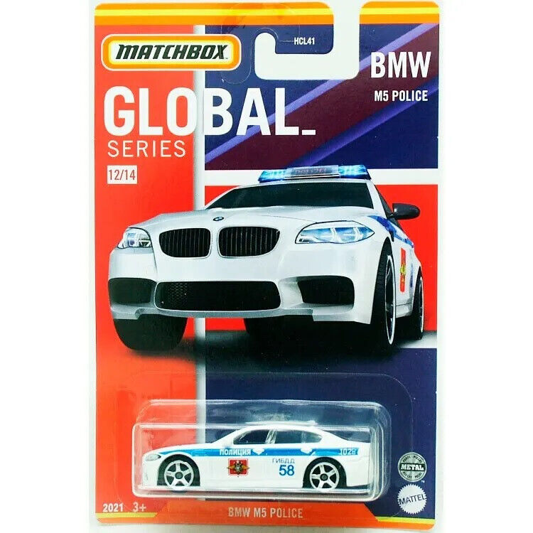 Matchbox - BMW M5 Russian Police Global Series - Matchbox - Scala 1/64 Circa