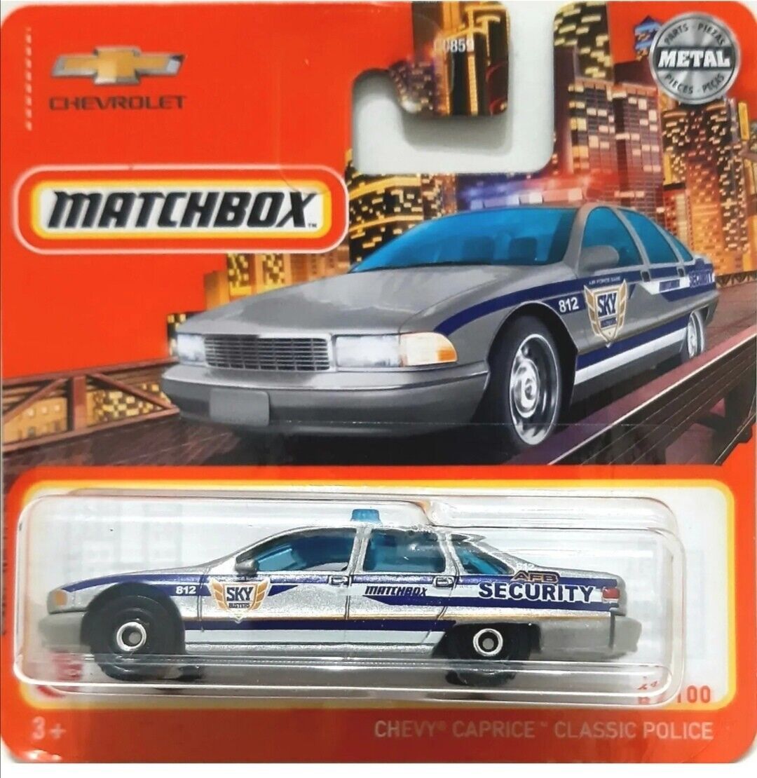 Matchbox - Chevrolet Chevy Caprice Classic Police #67 - Matchbox - Scale 1/64 Approx