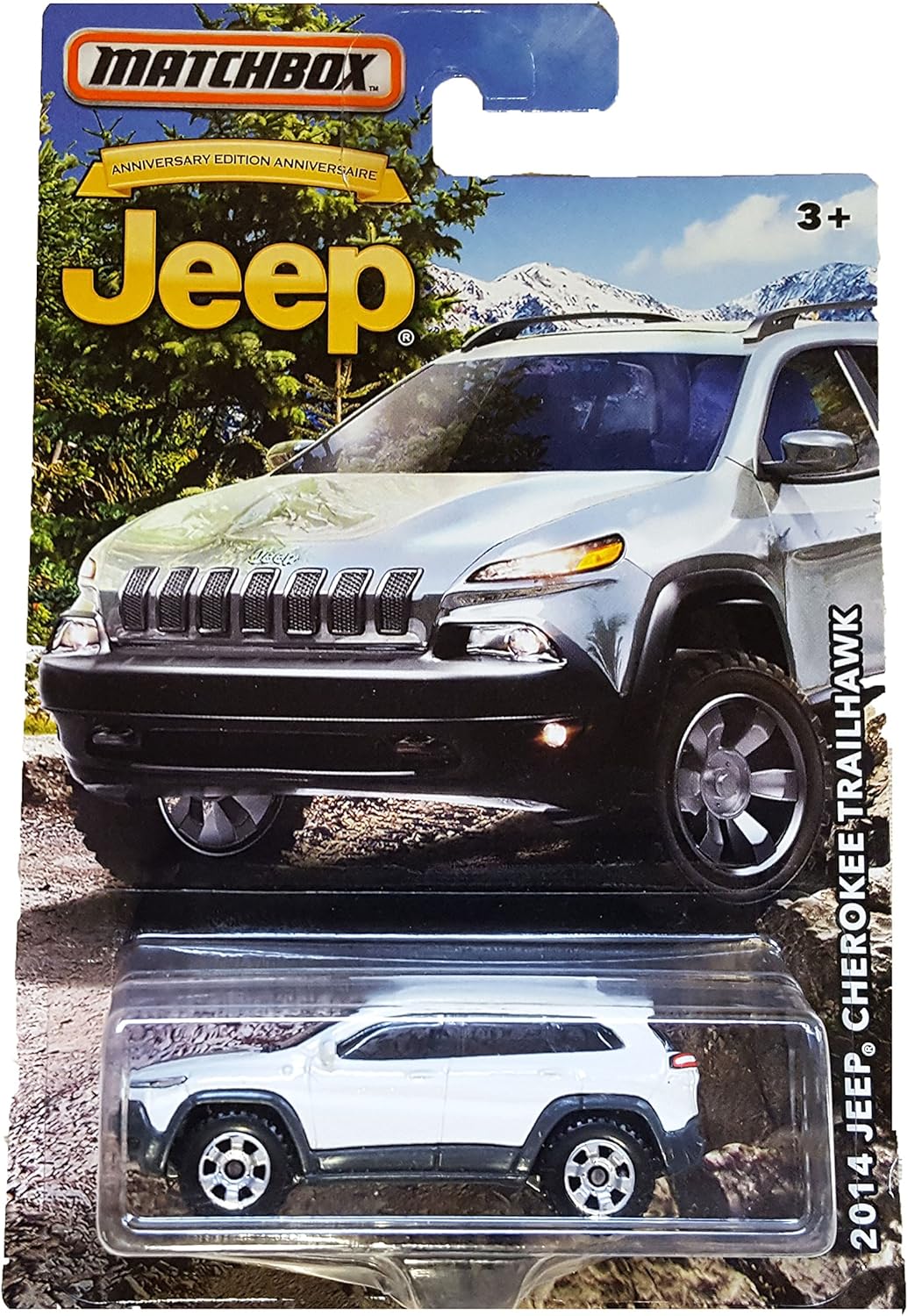 Matchbox - Jeep Cherokee Trailhawk White 2014 - Matchbox - Scala 1/64 Circa