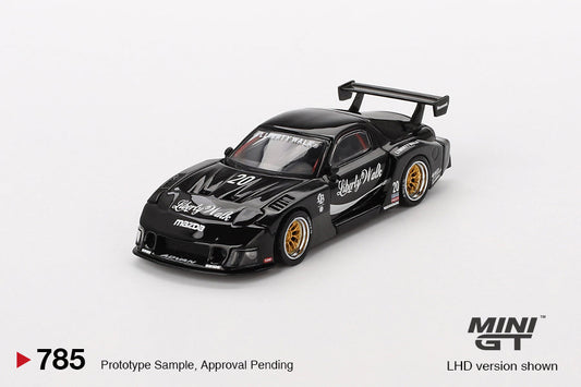 Mini GT - MAZDA RX-7 LB-Super Silhouette Liberty Walk Black - Scale 1/64 MGT00785-L