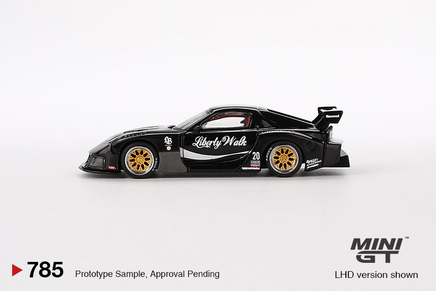 Mini GT - MAZDA RX-7 LB-Super Silhouette Liberty Walk Black - Scale 1/64 MGT00785-L