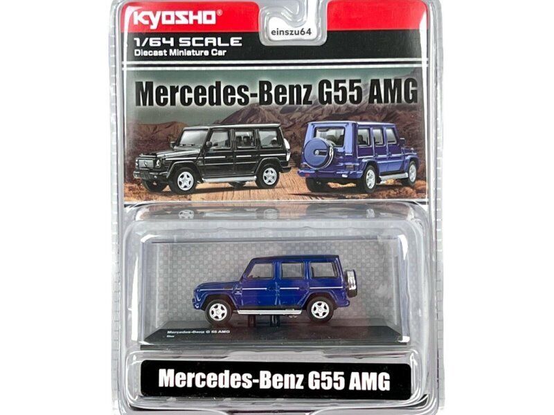 Kyosho - Mercedes Benz G55 AMG Blue - Scala 1/64