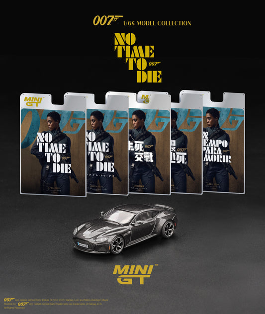 [PRE-ORDER] Mini Gt - 2021 Aston Martin DBS - No Time To Die 007 James Bond - Scala 1/64 MGT00904-007E English Blister