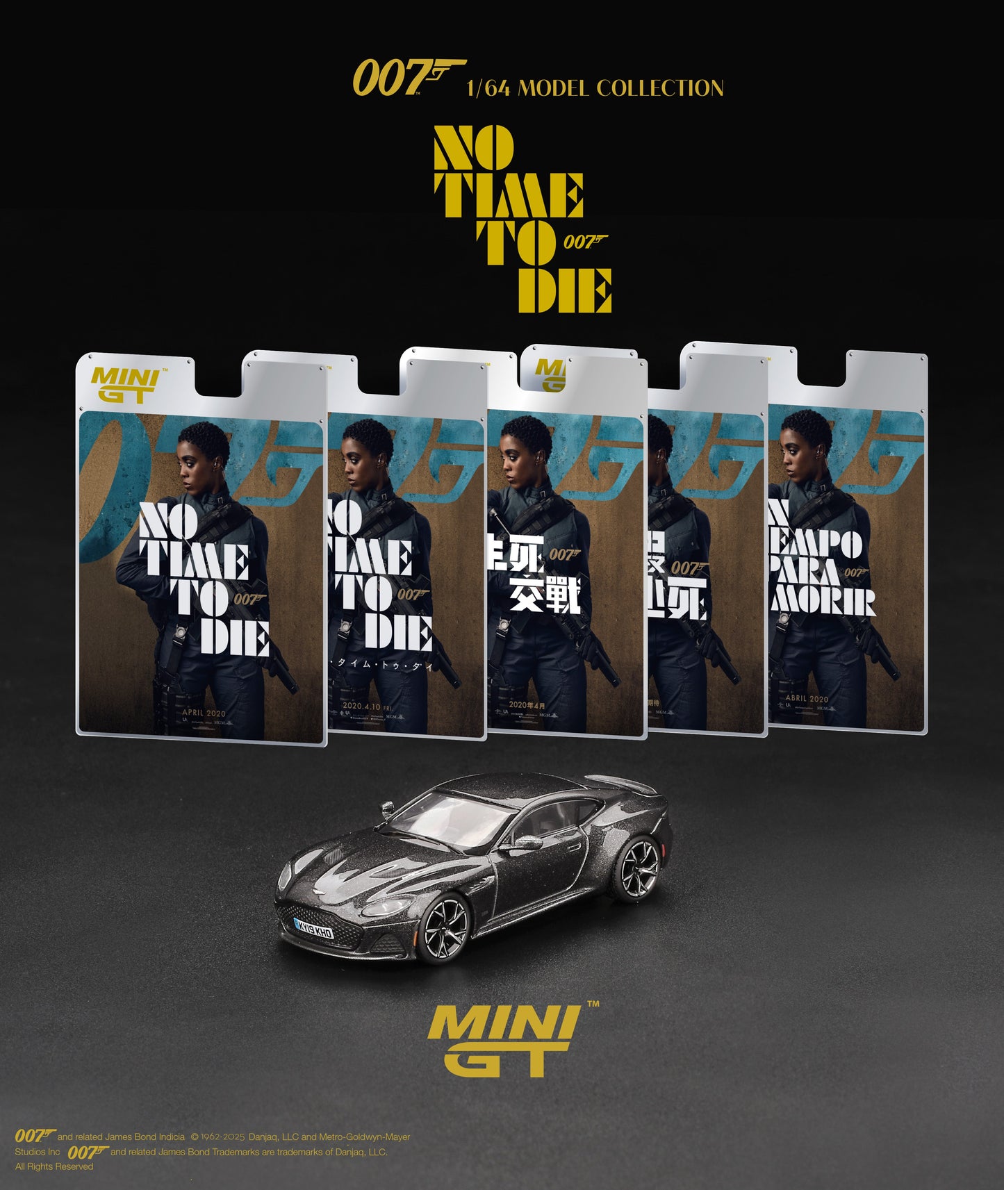 [PRE-ORDER] Mini Gt - 2021 Aston Martin DBS - No Time To Die 007 James Bond - Scale 1/64 MGT00904-007TC Chinese Blister