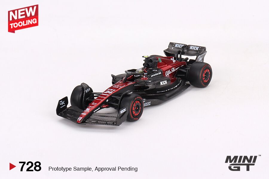 Mini GT - Alfa Romeo C43 #24 Zhou Guanyu 2023 F1 2023 Australian GP - Scale 1/64 MGT00728