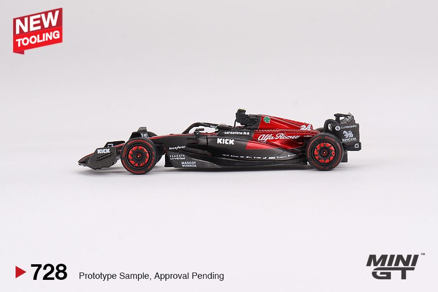 Mini GT - Alfa Romeo C43 #24 Zhou Guanyu 2023 F1 2023 Australian GP - Scale 1/64 MGT00728