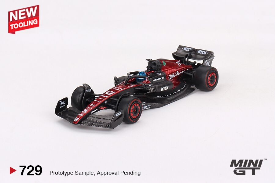 Mini GT - Alfa Romeo C43 #77 Valtteri Bottas 2023 F1 2023 Australian GP - Scale 1/64 MGT00729