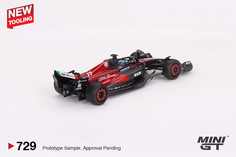 Mini GT - Alfa Romeo C43 #77 Valtteri Bottas 2023 F1 2023 Australian GP - Scale 1/64 MGT00729