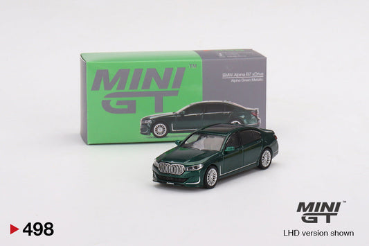 Mini GT - BMW Alpina B7 xDrive Alpina Green Metallic - Scala 1/64 MGT00498-L