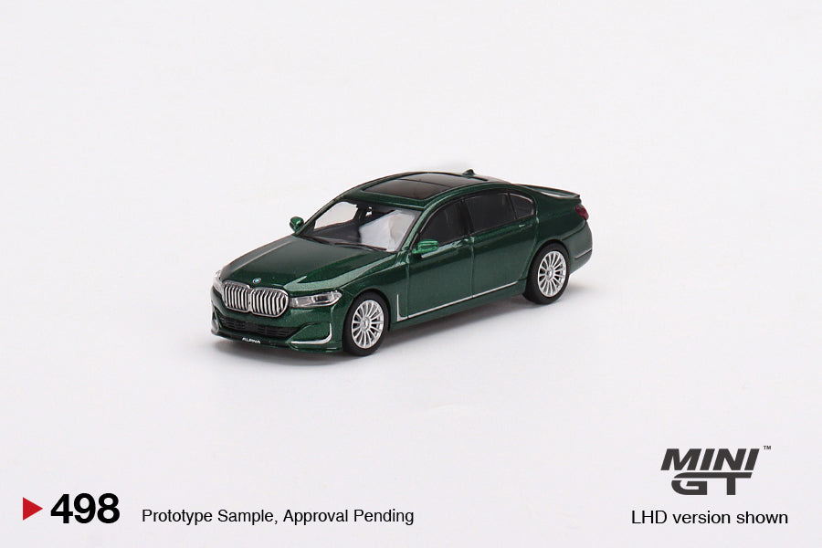 Mini GT - BMW Alpina B7 xDrive Alpina Green Metallic - Scala 1/64 MGT00498-L