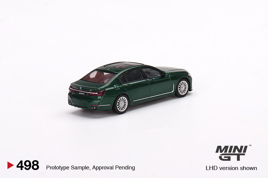 Mini GT - BMW Alpina B7 xDrive Alpina Green Metallic - Scale 1/64 MGT00498-L