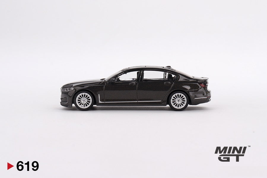 Mini GT - BMW Alpina B7 xDrive Dravit Grey Metallic - Scala 1/64 MGT00619-L LHD