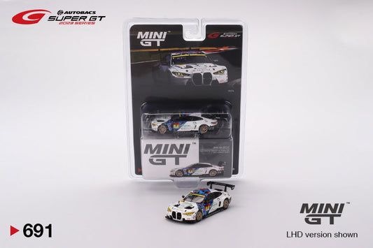 Mini GT - BMW M4 GT3 #7 "Studie BMW M4" BMW M Team Studie x CRS 2023 SUPER GT SERIES - Scala 1/64 MGT00691