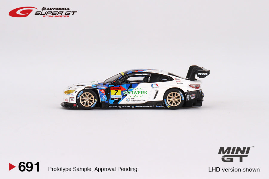 Mini GT - BMW M4 GT3 #7 "Studie BMW M4" BMW M Team Studie x CRS 2023 SUPER GT SERIES - Scale 1/64 MGT00691