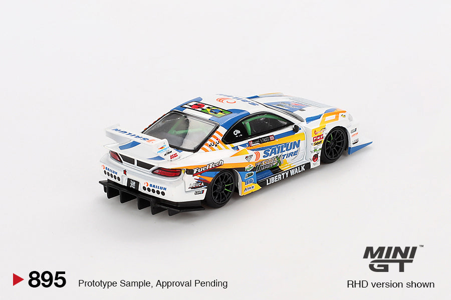 [PRE-ORDER] Mini GT - Nissan LB-Super Silhouette S15 SILVIA #555 2023 Formula Drift Japan - Scala 1/64 MGT00895-R