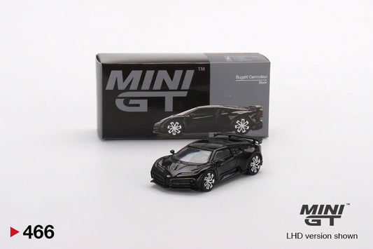 Mini GT - Bugatti Centodieci Black - 1/64 Scale MGT00466