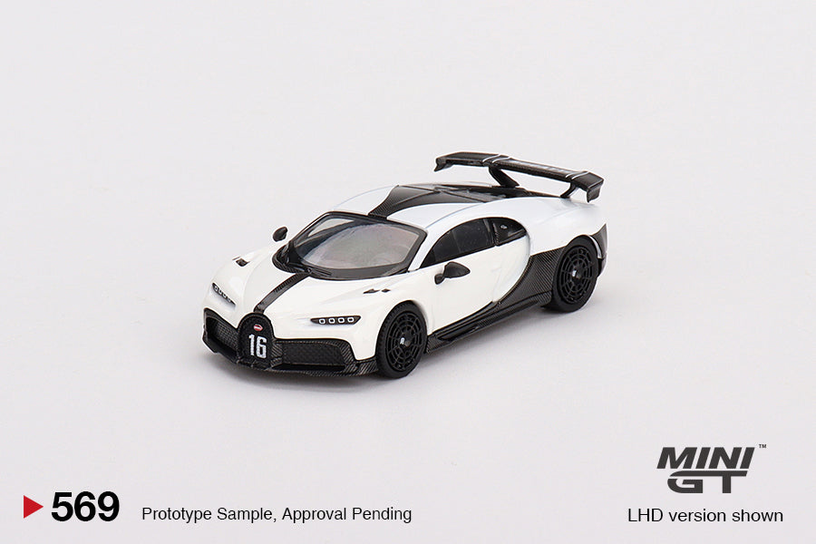 Mini GT - Bugatti Chiron Pur Sport White - Scala 1/64 MGT00569