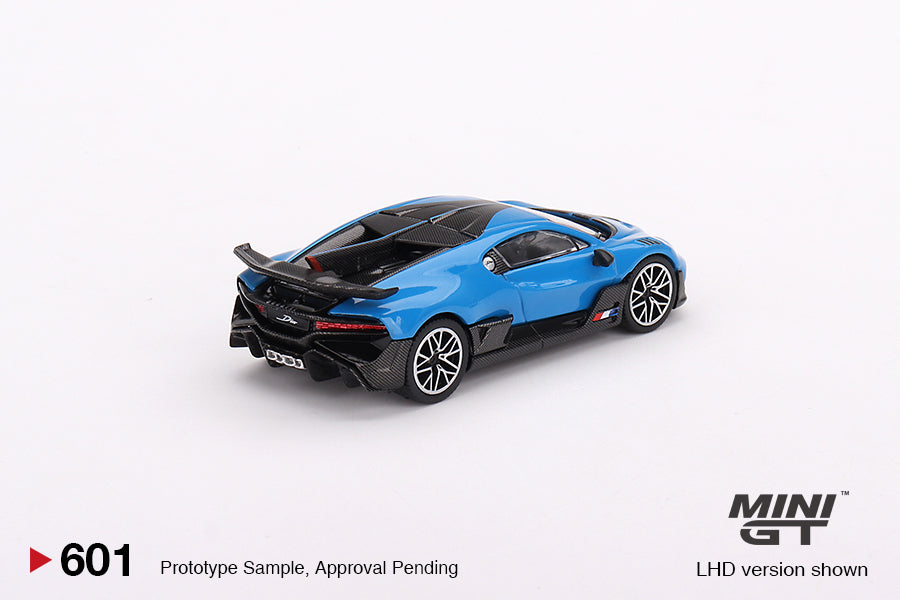 Mini GT - Bugatti Divo Blue Bugatti - Scale 1/64 MGT00601-L