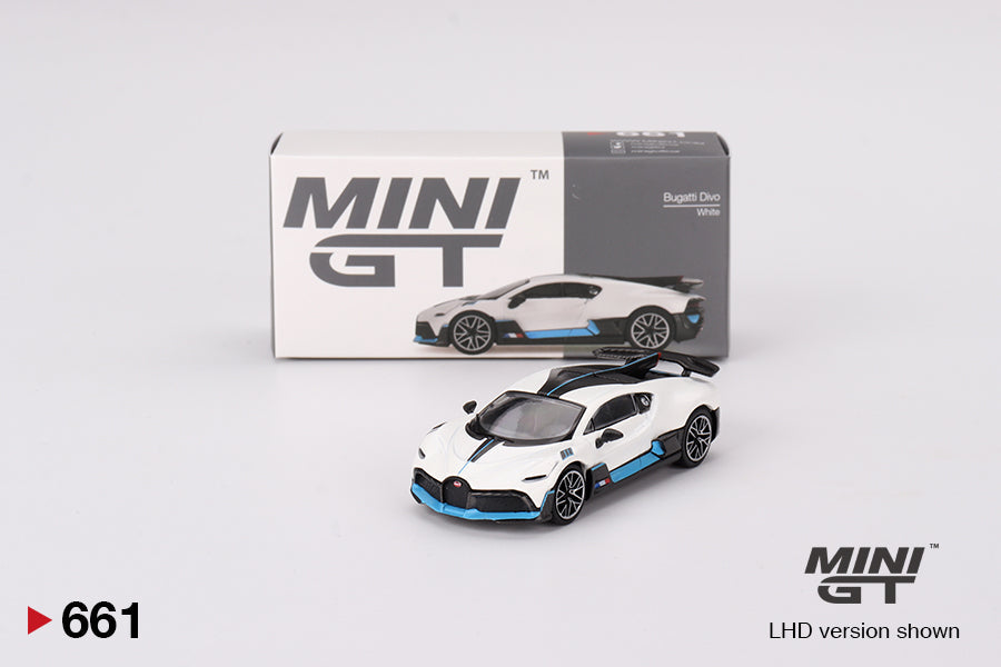 Mini GT - Bugatti Divo White - 1/64 Scale MGT00661