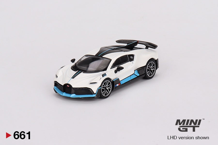 Mini GT - Bugatti Divo White - Scala 1/64 MGT00661