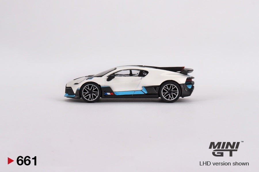 Mini GT - Bugatti Divo White - Scala 1/64 MGT00661