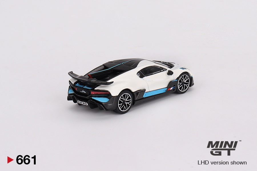 Mini GT - Bugatti Divo White - Scala 1/64 MGT00661