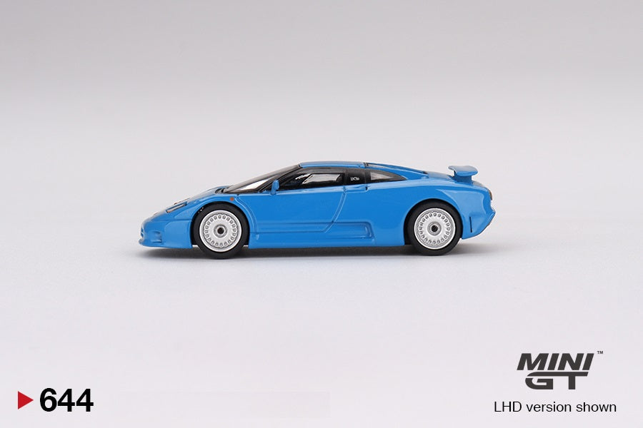 Mini GT - Bugatti EB110 GT Blue Bugatti - Scale 1/64 MGT00644