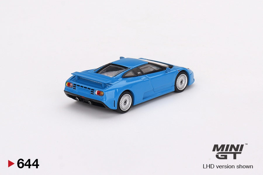 Mini GT - Bugatti EB110 GT Blue Bugatti - Scale 1/64 MGT00644