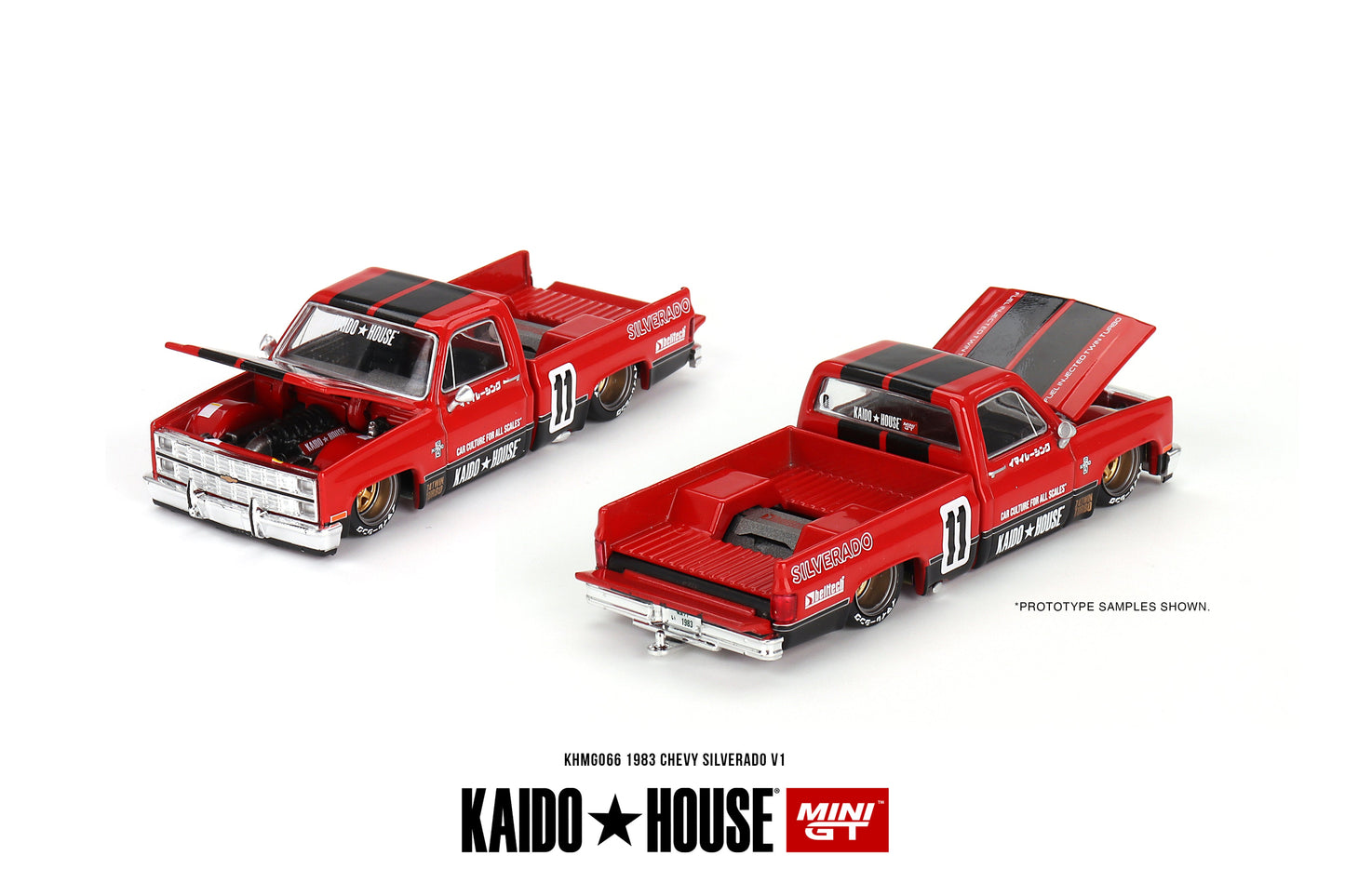 Mini GT - Chevrolet Silverado KAIDO V1 - KAIDO HOUSE - Scala 1/64 KHMG066