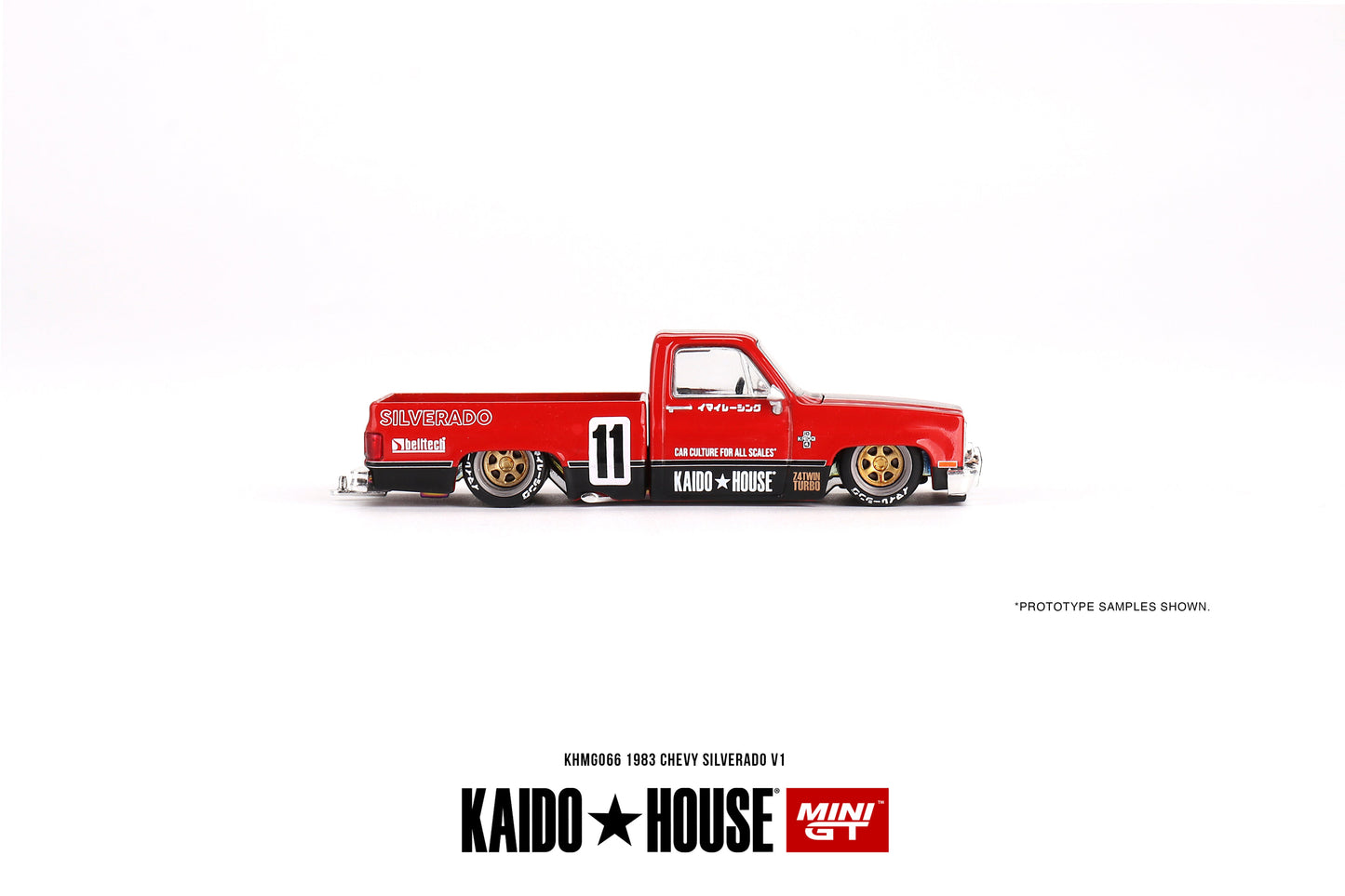 Mini GT - Chevrolet Silverado KAIDO V1 - KAIDO HOUSE - Scale 1/64 KHMG066