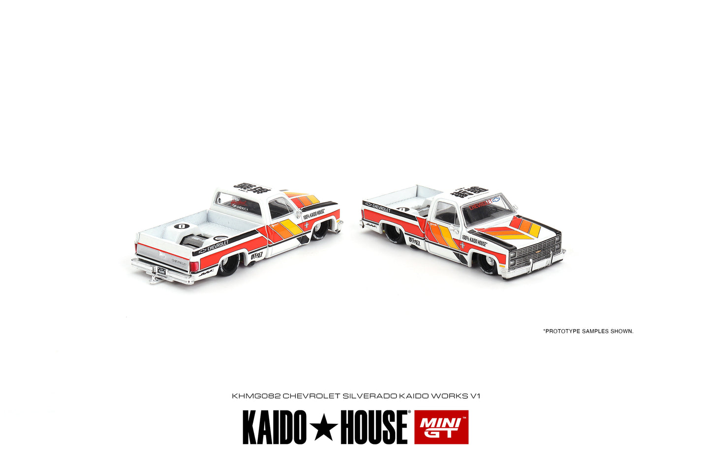 Mini GT - Chevrolet Silverado KAIDO WORKS V1 - KAIDO HOUSE - Scale 1/64 KHMG082