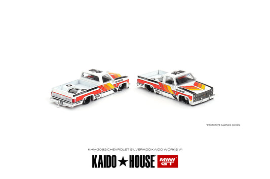 Mini GT - Chevrolet Silverado KAIDO WORKS V1 - KAIDO HOUSE - Scale 1/64 KHMG082