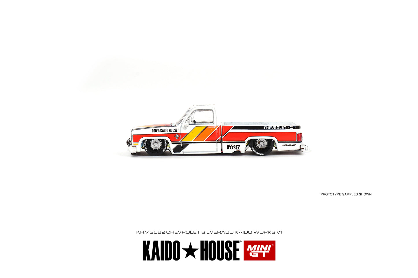 Mini GT - Chevrolet Silverado KAIDO WORKS V1 - KAIDO HOUSE - Scale 1/64 KHMG082