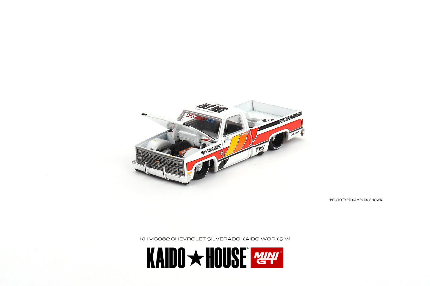 Mini GT - Chevrolet Silverado KAIDO WORKS V1 - KAIDO HOUSE - Scala 1/64 KHMG082