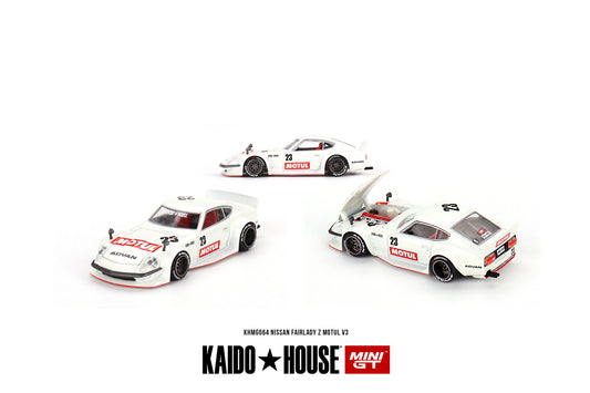 Mini GT - Datsun KAIDO Fairlady Z MOTUL V3 - KAIDO HOUSE - Scala 1/64 KHMG064