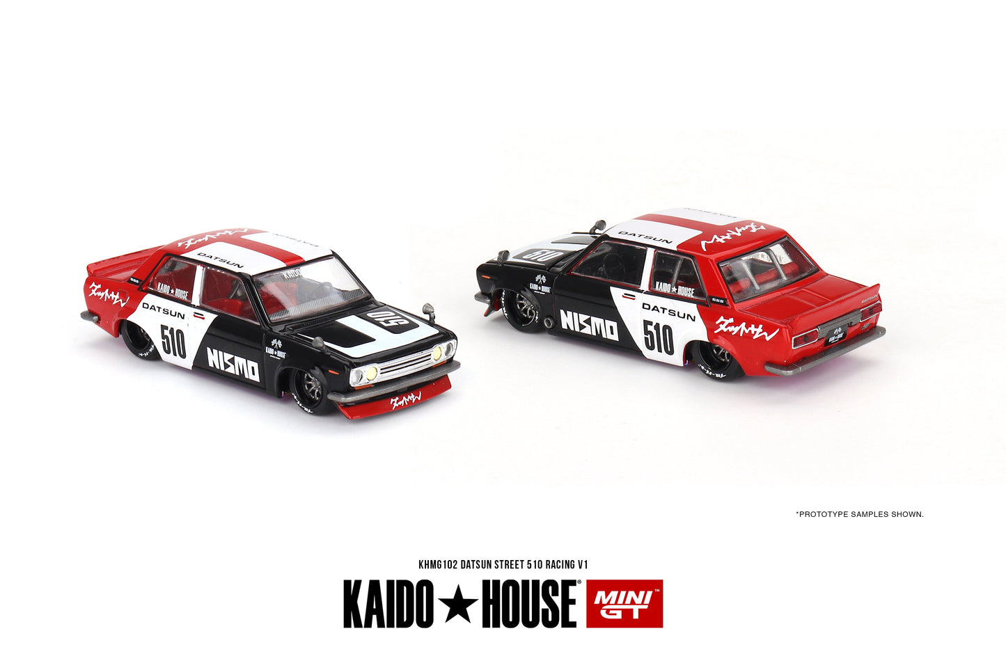 Mini GT - Datsun Street 510 Racing V1 - KAIDO HOUSE - Scala 1/64 KHMG102