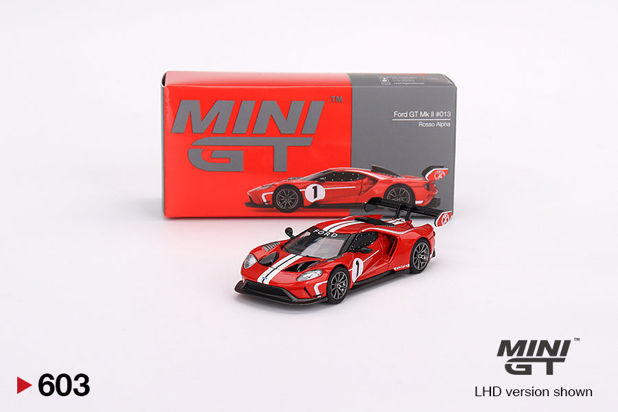 Mini GT - Ford GT MK II #013 Red Alpha MiJo Exclusives - Scale 1/64 MGT00603-MJ LDH